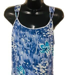 Jamie Brooke Maxi Dress Women 10 Blu Purple Floral Feminine Fairy Festival